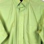 IZOD Green Men's Long Sleeve Dress Shirt Button Down Size 15.5 008