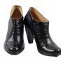 Sofft Frederica Black Women's Ankle Boots Heels Side Zip 7.5 M