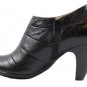 Sofft Frederica Black Women's Ankle Boots Heels Side Zip 7.5 M