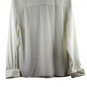 Liz Claiborne White Women's Dress Top Blouse Long Sleeve Front Button 14 052