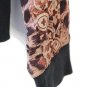 Spenser Jeremy Leopard Print 100% Silk Women's Sweater Long Sleeve Small    015