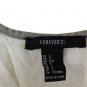 Forever 21 Cream Women's Tank Top Ruffle Flare Bottom Pullover Large 017