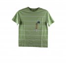 Thereabouts Green White Striped Boys Short Sleeve Casual Shirt Large Box B Thereabouts Green White Striped Boys Short Sleeve Casual Shirt Large Box B