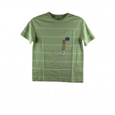 Thereabouts Green White Striped Boys Short Sleeve Casual Shirt Large  Box B