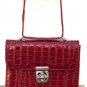 Call It Spring Women's Red Cross Body Bag Purse Animal Print Faux Leather Small