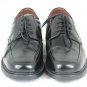 George Chad Men's Dress Shoes Black Leather Oxford Lace Up 10.5