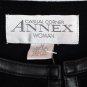 Casual Corner Black Women's Top Blouse 3/4 Sleeve Split Neck 1X 025