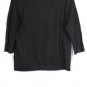 Casual Corner Black Women's Top Blouse 3/4 Sleeve Split Neck 1X 025