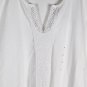 Liz Claiborne White Women's Top Blouse  Short Sleeve Pullover 2X 025