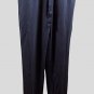 Daily Ritual Black Women's Tencel Short Sleeve Open Crewneck Jumpsuit Medium 030