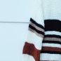 LuLus Women's White Multicolor Knit Open Front Cardigan Sweater Size XS   007