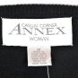 Casual Corner Annex Black Women's Long Sleeve Sweater Beaded 1X 039