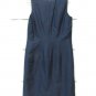 Liz Claiborne Women's 2 Pc Floral Blue Sleeveless Dress & Blazer Sz 10    006