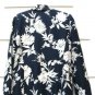 Liz Claiborne Women's 2 Pc Floral Blue Sleeveless Dress & Blazer Sz 10    006