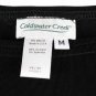 Coldwater Creek Black Women's Long Sleeve Blouse Pullover Medium 049