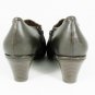 Michelle D Women's Ankle Booties Clogs Mules Heels Brown Leather Side Zip 11 M