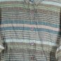 Dressbarn Multicolor Women's Dress Top Blouse 3/4 Sleeve Front Buttons 2X 034W