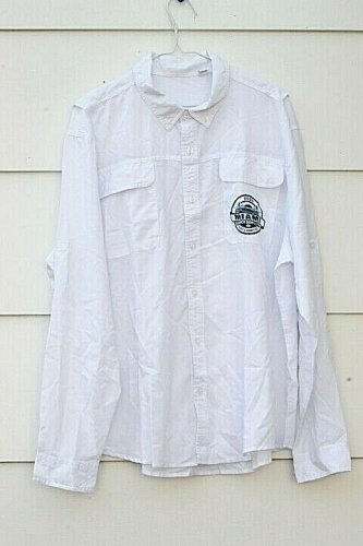 Miami Superbowl LIV Host Committee White Long Sleeve Shirt Uniform Size XL  013