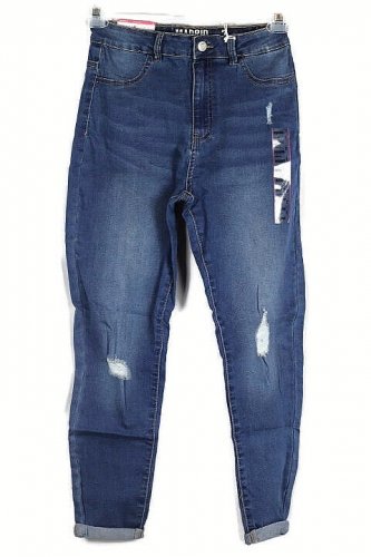 Madrid Blue Denim Women's High Rise Jegging Spray On Jeans Size 7 033 W