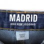 Madrid Blue Denim Women's High Rise Jegging Spray On Jeans Size 7 033 W