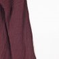 Women's Knit Pullover Sweater Turtleneck Bottom Side Slit Medium 046