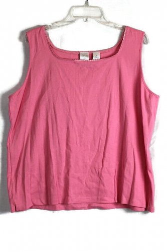 Emma James Coral Women's Sleeveless Tank Top Size 2 016