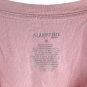 St John's Bay Pink Women's Top Blouse Short Sleeve Pullover V Neck 2X 053