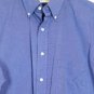 Van Heusen Blue Men's Dress Shirt Long Sleeve Button Down Medium 004