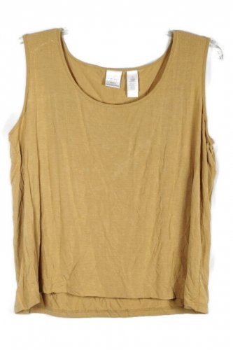 Emma James Yellow Gold Women's Sleeveless Tank Pullover Size 2 026