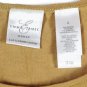 Emma James Yellow Gold Women's Sleeveless Tank Pullover Size 2 026