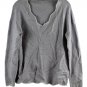 Women's Knit Lavender Sweater Pullover V Neck Size Medium 049