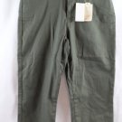 St John's Bay Green Womens' Capri Pants Mid Rise Size 2 034 St John's Bay Green Womens' Capri Pants Mid Rise Size 2 034