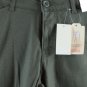 St John's Bay Green Womens' Capri Pants Mid Rise Size 2 034