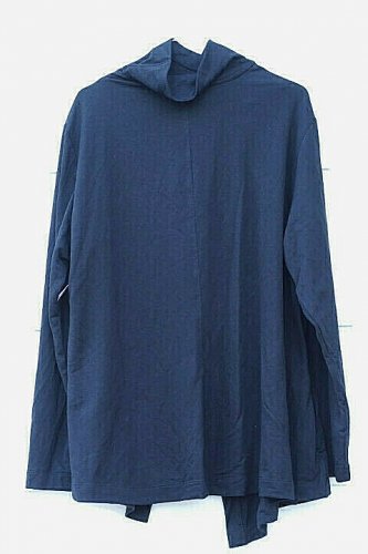 Old Navy Black Women's Activewear Long Sleeve Shirt Wrap Front Size XXL  017