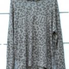 Fab'rik Brown Tan Women's Long Sleeve Shirt Hoodie Animal Print Size Medium 016 Fab'rik Brown Tan Women's Long Sleeve Shirt Hoodie Animal Print Size Medium 016