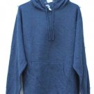 Independent Trading Blue Men's Sweatshirt Long Sleeve Hoodie Drawstring M  010
