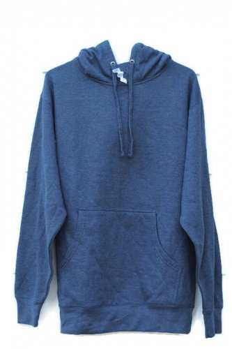 Independent Trading Blue Men's Sweatshirt Long Sleeve Hoodie Drawstring M  010