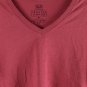 Fruit of the Loom Red Women's Pullover T-Shirt Short Sleeve V Neck M 054