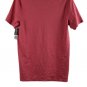 Fruit of the Loom Red Women's Pullover T-Shirt Short Sleeve V Neck M 054