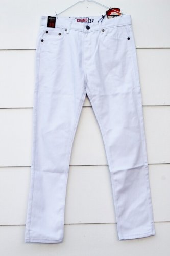 Chams Original Max Comfort White Men's Denim Jeans Size 32  008