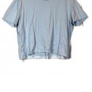 Liz Claiborne by Elisabeth Blue Women's Pullover Short Sleeve Blouse 1X 038