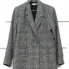 Lelis Grey Multicolor Plaid Women's Lightweight Career Blazer Jacket Size S 018 Lelis Grey Multicolor Plaid Women's Lightweight Career Blazer Jacket Size S 018