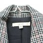 Lelis Grey Multicolor Plaid Women's Lightweight  Career Blazer Jacket Size S 018