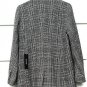 Lelis Grey Multicolor Plaid Women's Lightweight  Career Blazer Jacket Size S 018