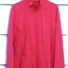 Champion Women's Orange Athletic Jacket Sweat Front Zip 100 Polyester  XL  006