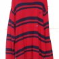 Chaps Striped Red Blue Waffle Knit Classic Crewneck Long Sleeve Shirt XXL  013