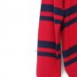 Chaps Striped Red Blue Waffle Knit Classic Crewneck Long Sleeve Shirt XXL  013