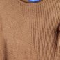 Apt 9 Brown Women's Long Sleeve Stretch Top Blouse Slit Side Bottom M 049