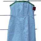 Isaac Mizrahi Green Striped Women's Dress Spaghetti Strap Size 18 017 Isaac Mizrahi Green Striped Women's Dress Spaghetti Strap Size 18 017