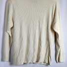 Designs by Lane Bryant Ivory Women's Ribbed Long Sleeve Sweater 18/20 002 Designs by Lane Bryant Ivory Women's Ribbed Long Sleeve Sweater 18/20 002